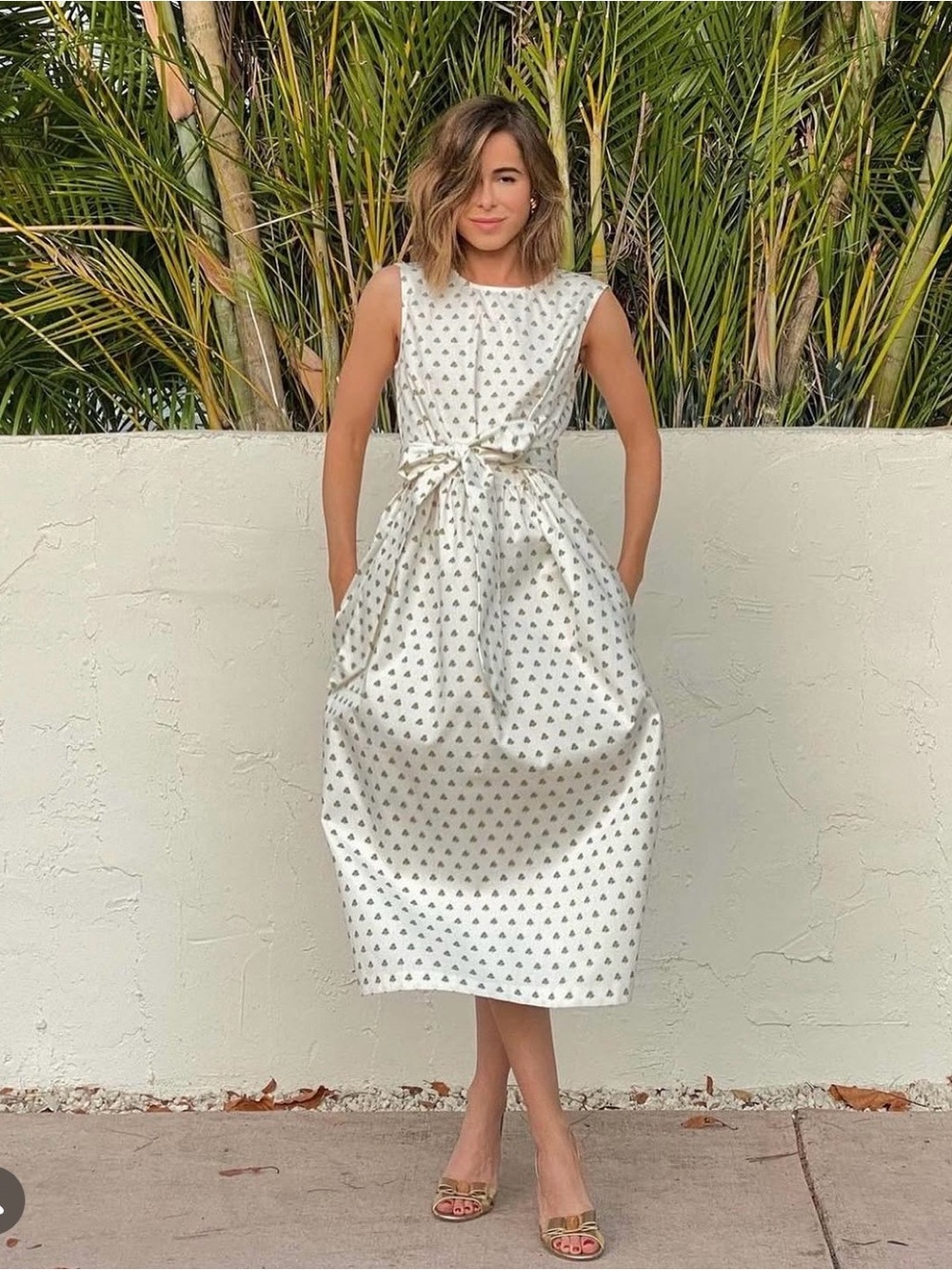 Daphne Wilde Salma Clover Print Dress